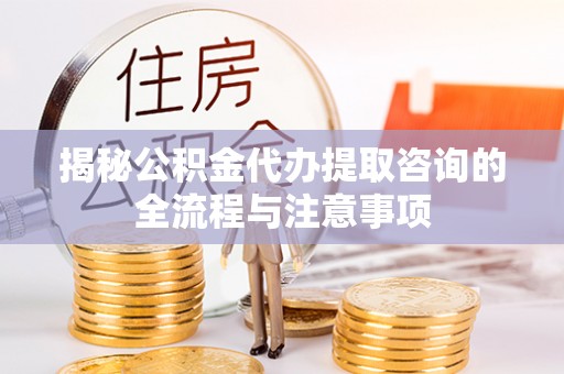 友好揭秘公积金代办提取咨询的全流程与注意事项