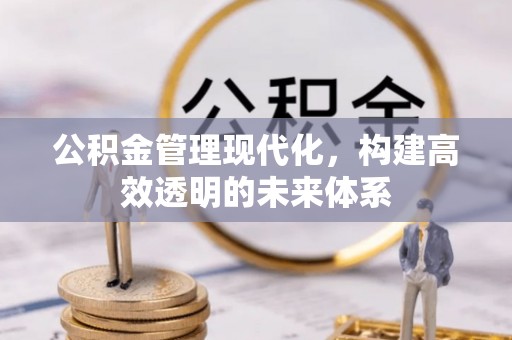 友好公积金管理现代化，构建高效透明的未来体系