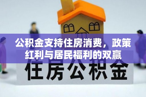 友好公积金支持住房消费，政策红利与居民福利的双赢