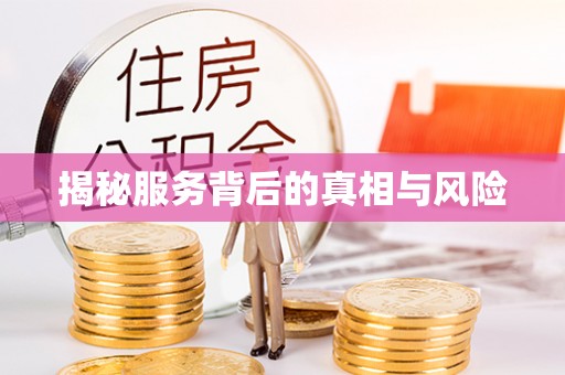 友好揭秘服务背后的真相与风险