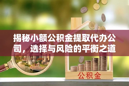 友好揭秘小额公积金提取代办公司，选择与风险的平衡之道