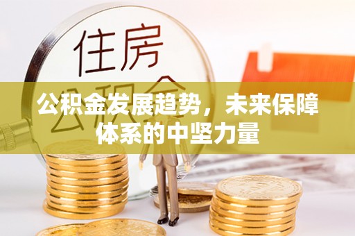 友好公积金发展趋势，未来保障体系的中坚力量
