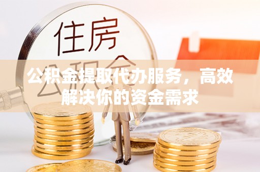 友好公积金提取代办服务，高效解决你的资金需求