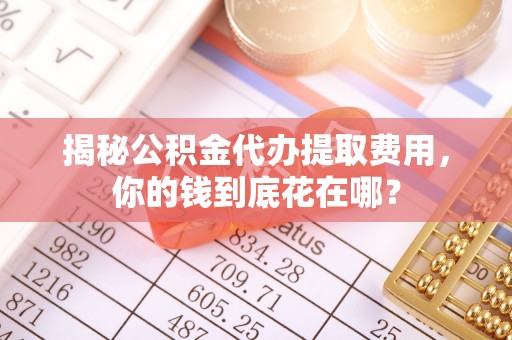 友好揭秘公积金代办提取费用，你的钱到底花在哪？
