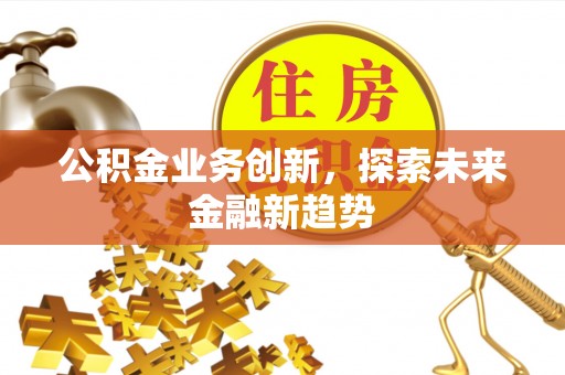 友好公积金业务创新，探索未来金融新趋势