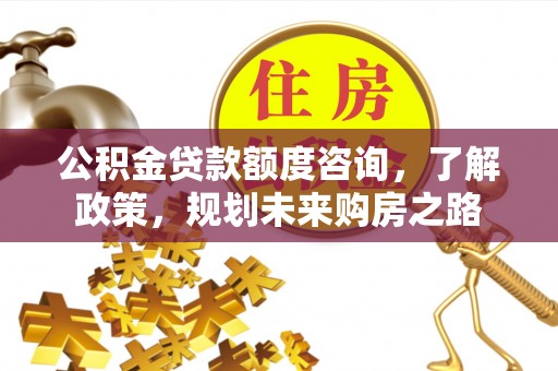 友好公积金贷款额度咨询，了解政策，规划未来购房之路