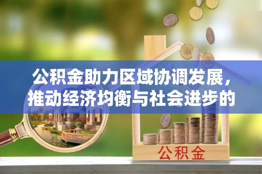 友好公积金助力区域协调发展，推动经济均衡与社会进步的桥梁