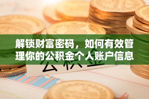 友好解锁财富密码，如何有效管理你的公积金个人账户信息