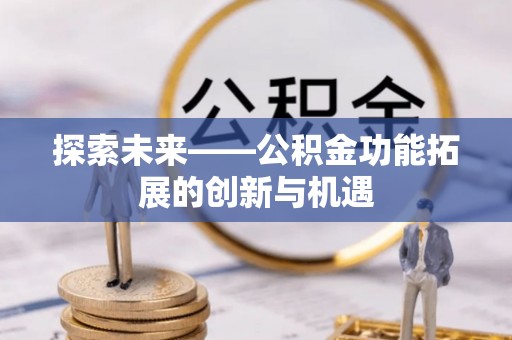 友好探索未来——公积金功能拓展的创新与机遇