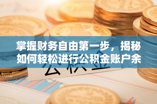 友好掌握财务自由第一步，揭秘如何轻松进行公积金账户余额查询
