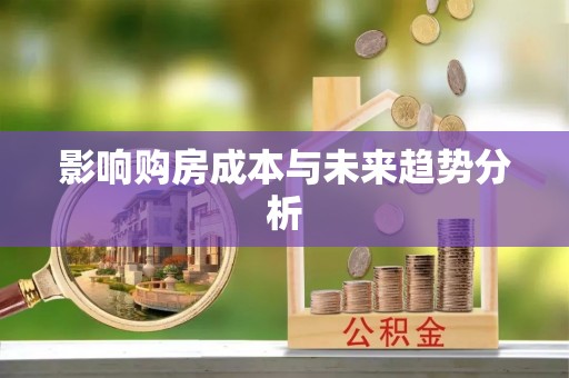 友好影响购房成本与未来趋势分析