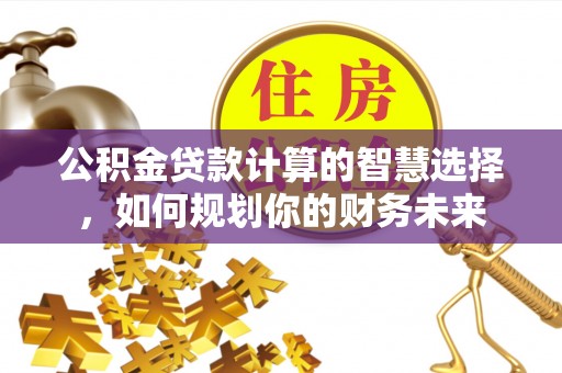友好公积金贷款计算的智慧选择，如何规划你的财务未来