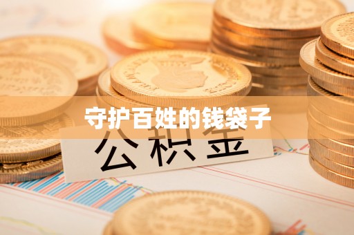 友好守护百姓的钱袋子
