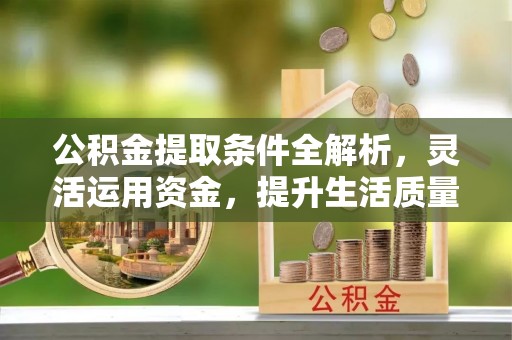 友好公积金提取条件全解析，灵活运用资金，提升生活质量