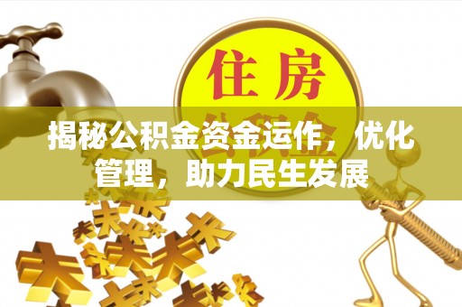 友好揭秘公积金资金运作，优化管理，助力民生发展