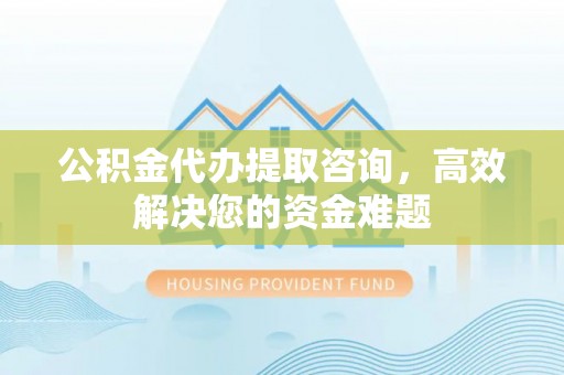 友好公积金代办提取咨询，高效解决您的资金难题