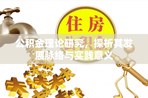 友好公积金理论研究，探析其发展脉络与实践意义